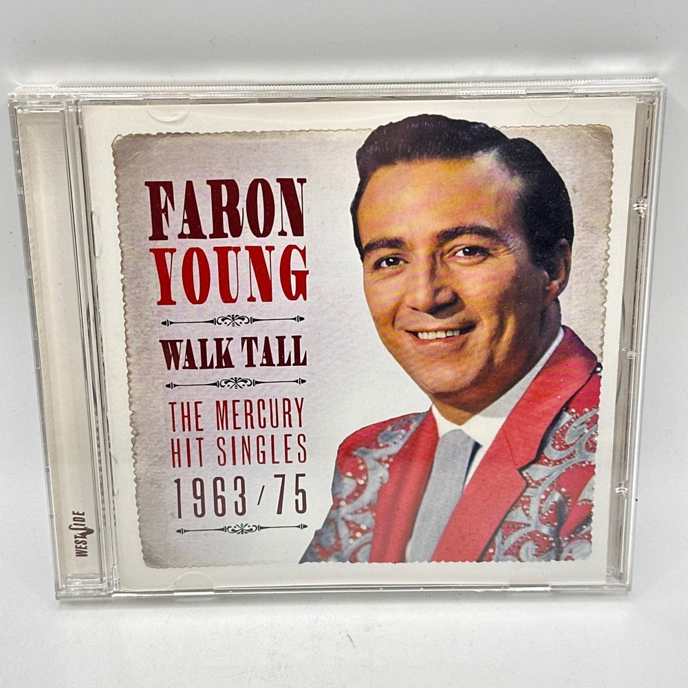 Faron Young Walk Tall The Mercury Hit Singles 1963-75 CD Westside 24 Tracks NM